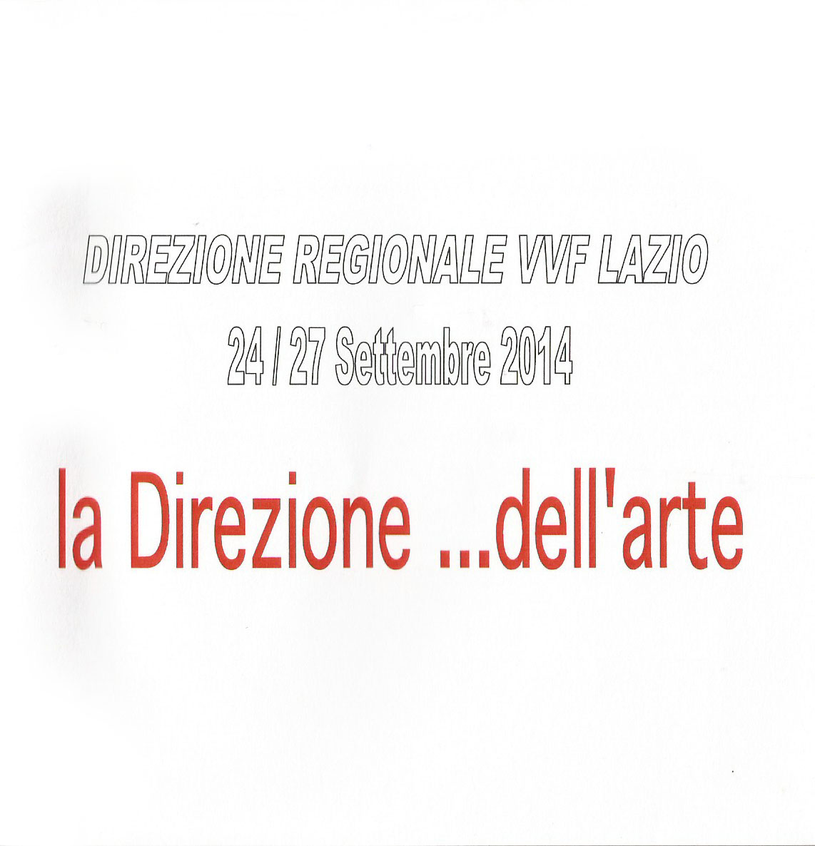 La Direzione... dell'arte