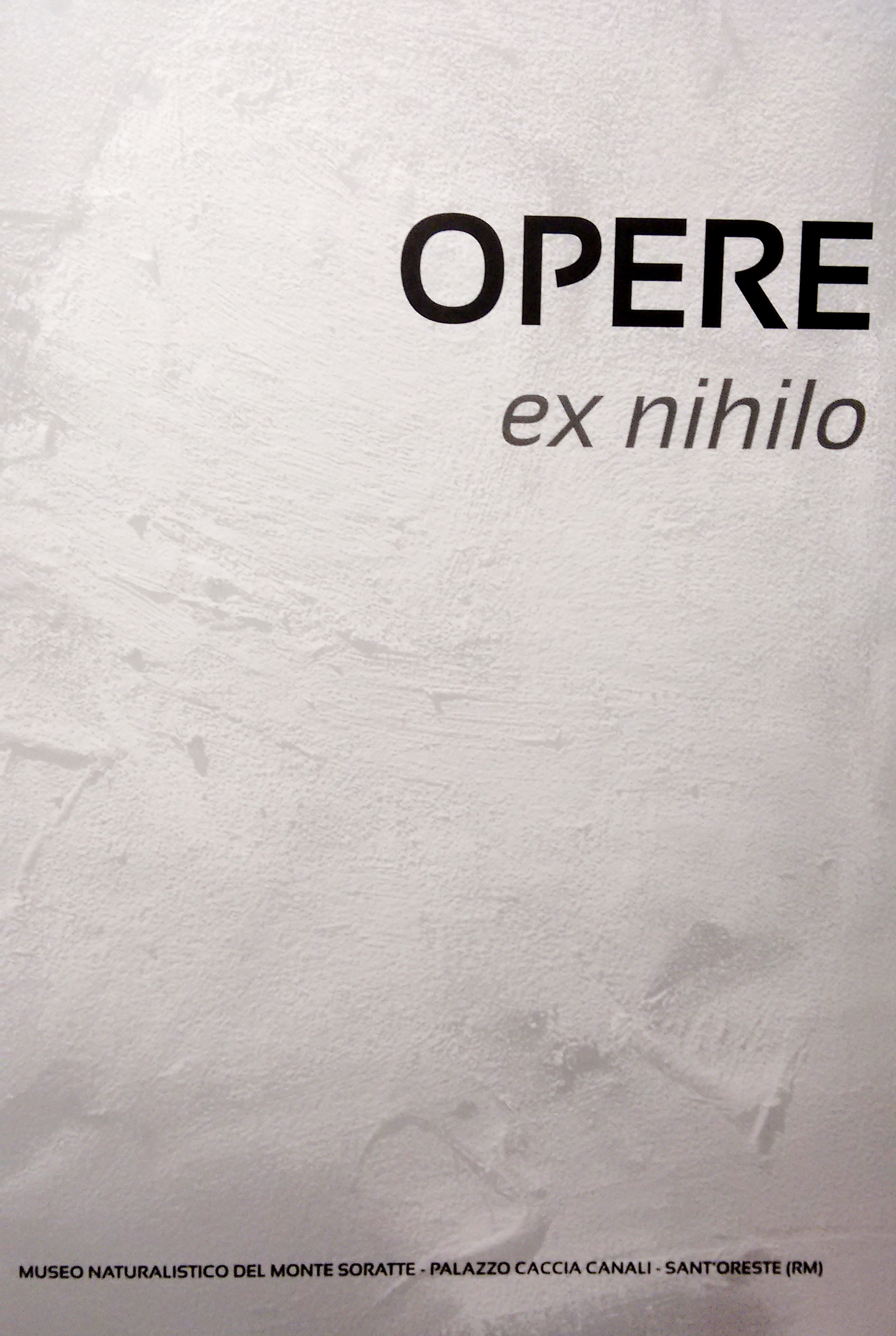 Opere Ex Nihilo