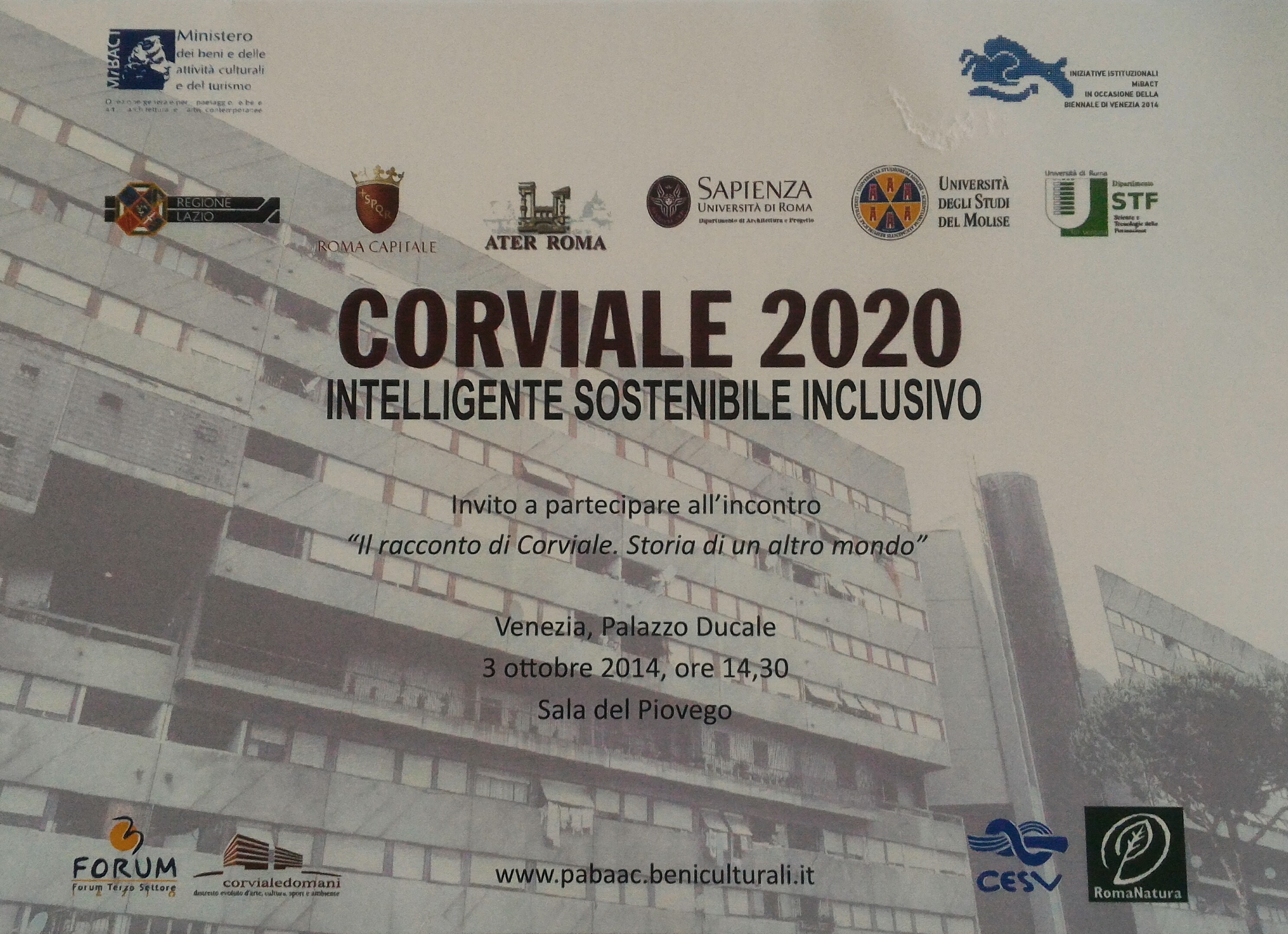 CORVIALE 2020- Intelligente, Sostenibile, Inclusivo