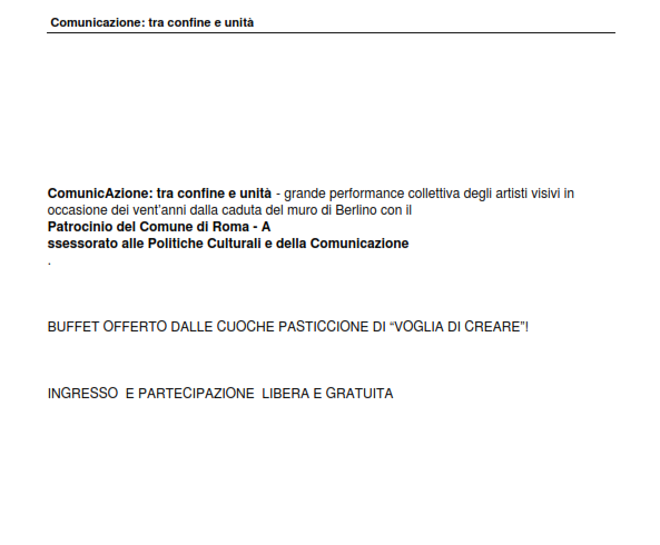 ComunicAzione: tra confine e unitÃ